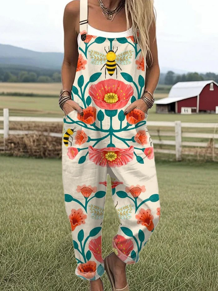 Honey Bloom Dungarees