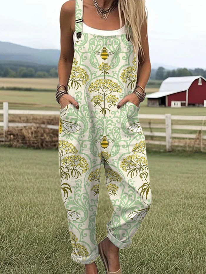 Honeybee Bloom Dungarees