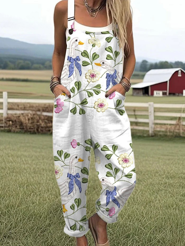 Goose Garden Dungarees